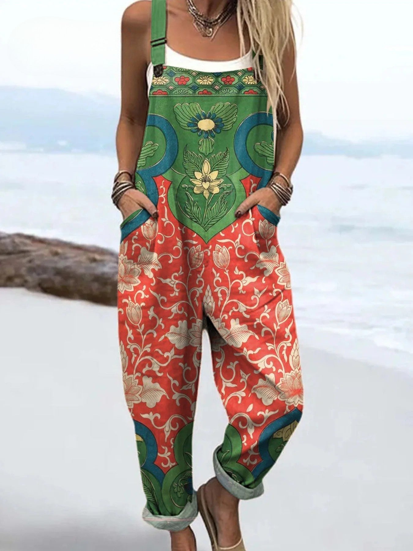 Sanne™ | Tuta Boho Giardino Fiorito