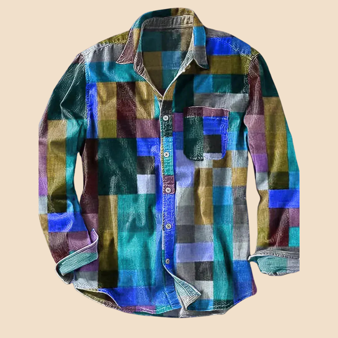 Lenoir | Camicia vintage arcobaleno