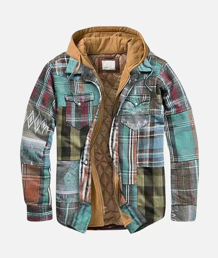 Alain | Giacca patchwork scozzese