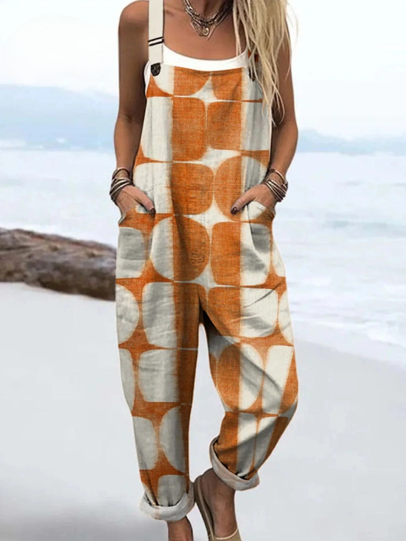 Ronja™ | Salopette Retro Color Ruggine