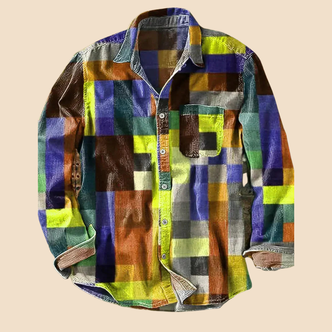 Lenoir | Camicia vintage arcobaleno