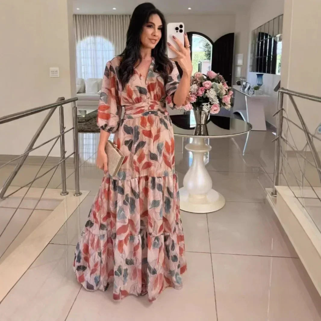Gabriella Milano™ | Abito lungo a fiori