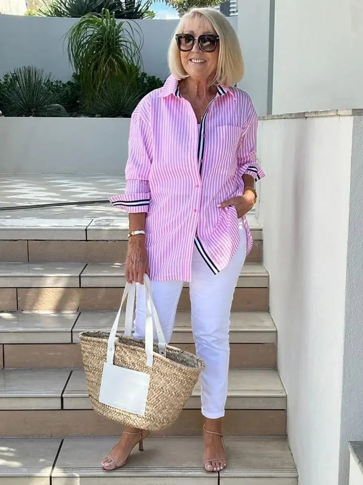 Ellen | Camicia estiva a righe Gabriella Milano