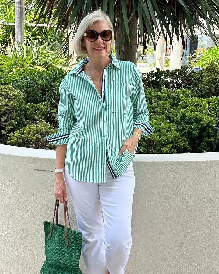 Ellen | Camicia estiva a righe Gabriella Milano