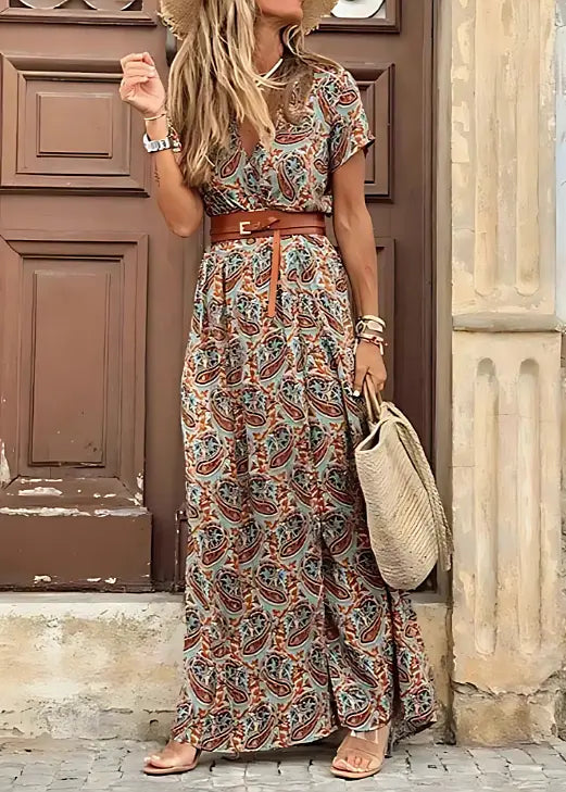 BELLA | Abito lungo boho arioso