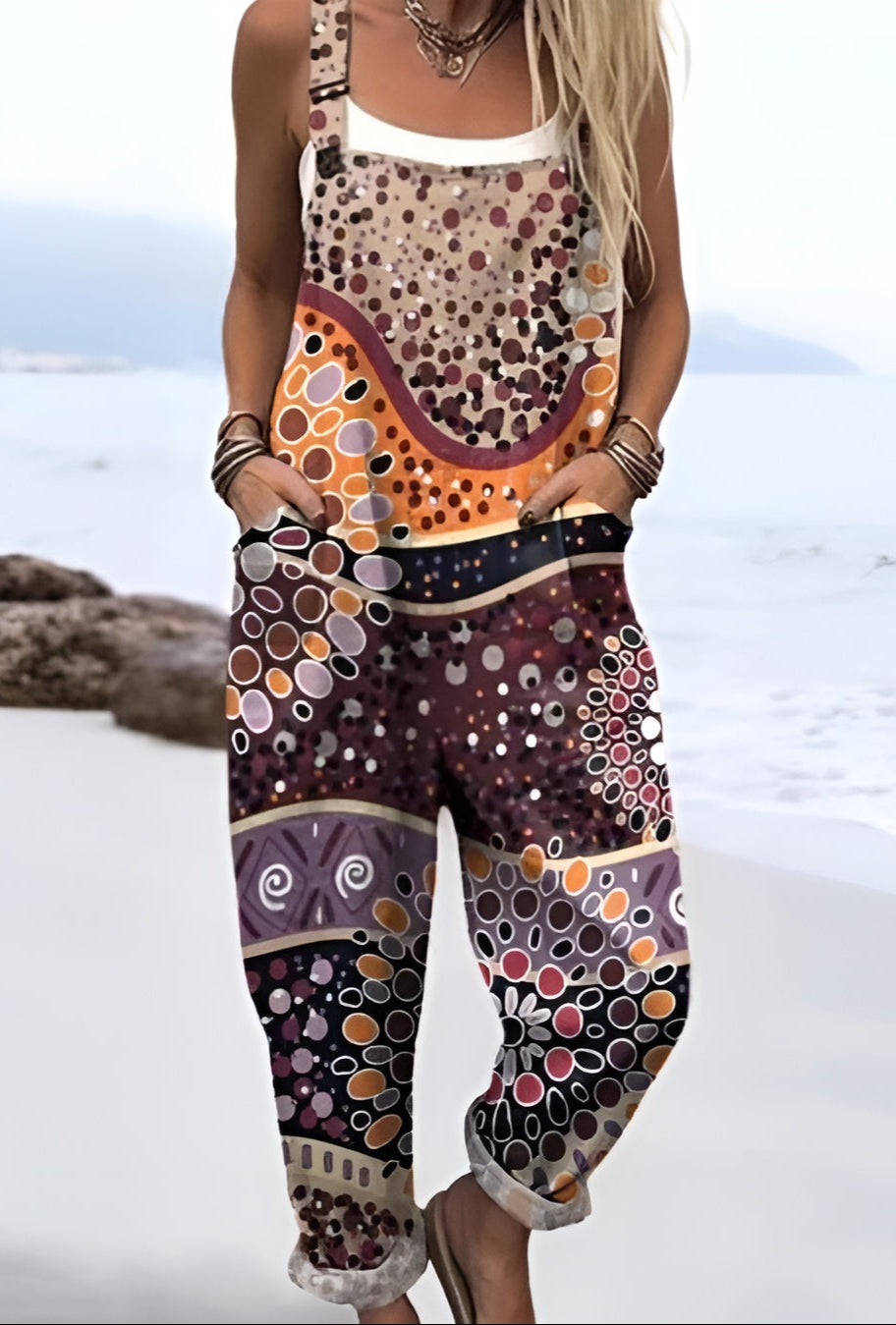 Thilde™ | Salopette Boho Arte