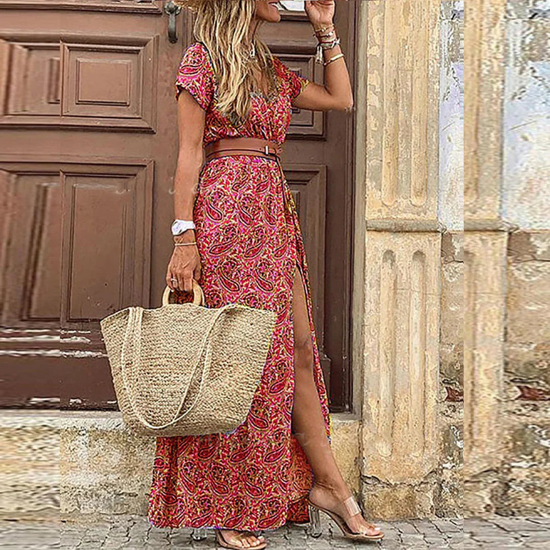 BELLA | Abito lungo boho arioso