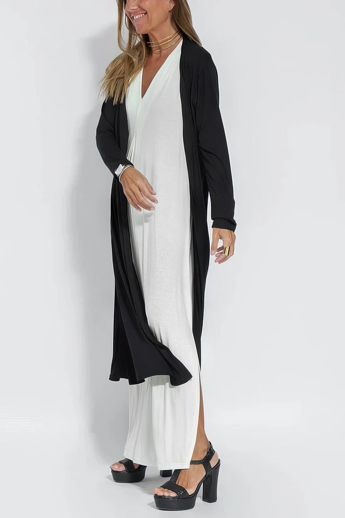 Elise | Abito estivo bohémien con cardigan abbinato Gabriella Milano